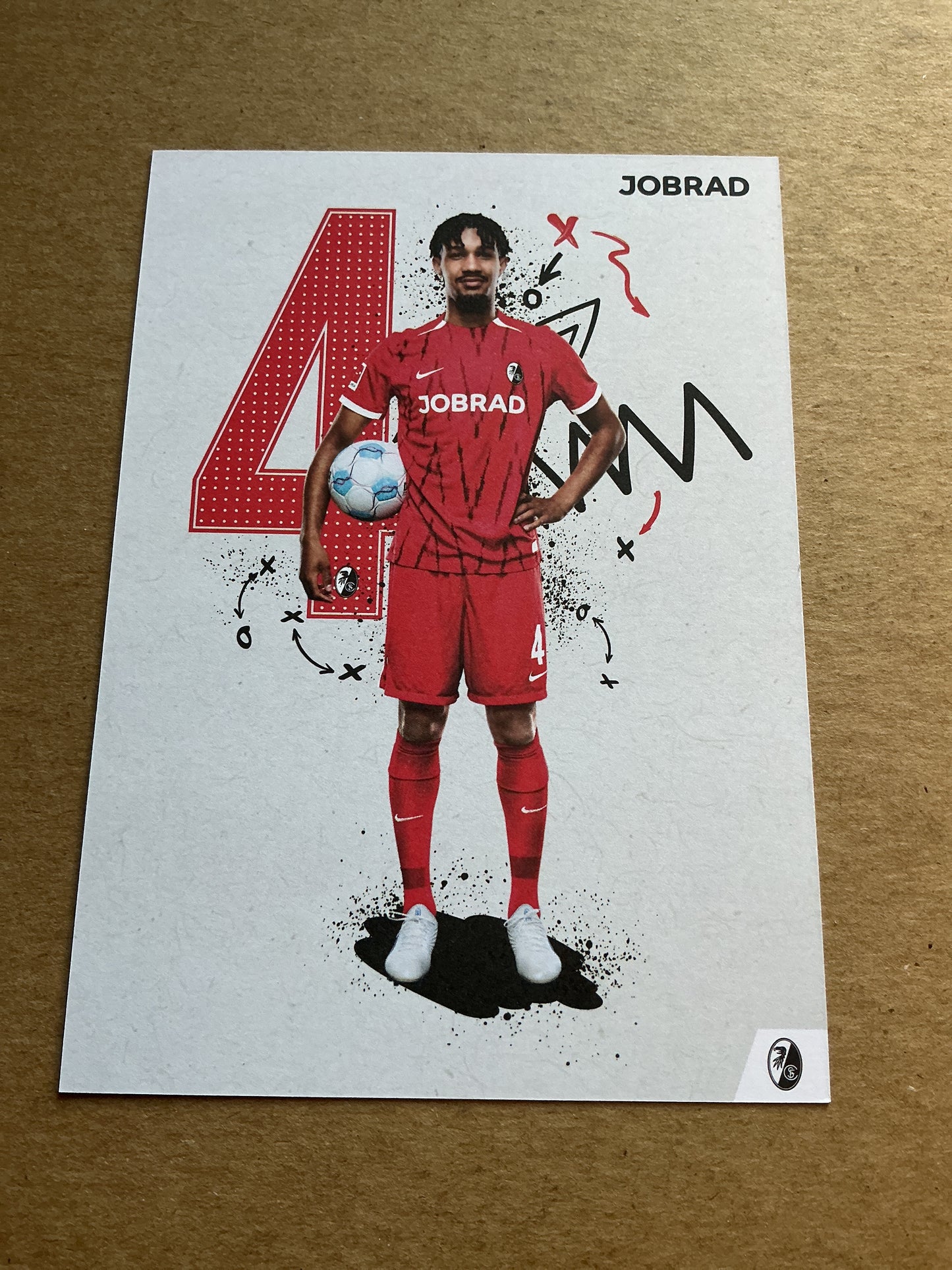 Kenneth Schmidt, Germany 🇩🇪 SC Freiburg 2024/25 hand signed