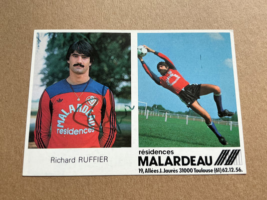 Richard Ruffier, France 🇫🇷 Girondins Bordeaux 1982/83 hand signed
