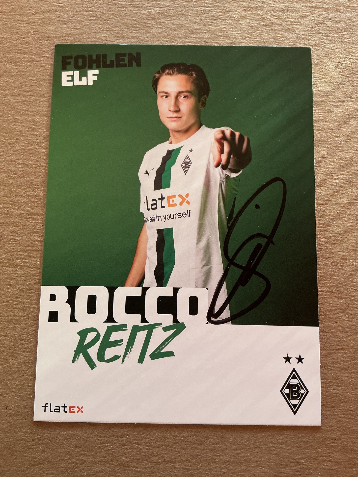 Rocco Reitz, Germany 🇩🇪 Borussia Mönchengladbach 2022/23 hand signed