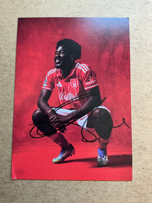 Ola Aina, Nigeria 🇳🇬 Nottingham Forest 2025/26 hand signed