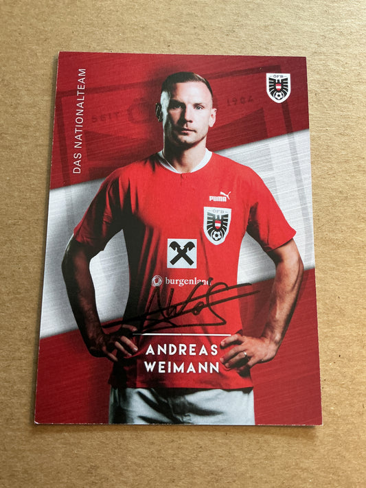 Andreas Weimann, Austria 🇦🇹 2023 hand signed