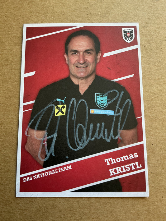 Thomas Kristl, Germany 🇩🇪 Austria 2021 hand signed