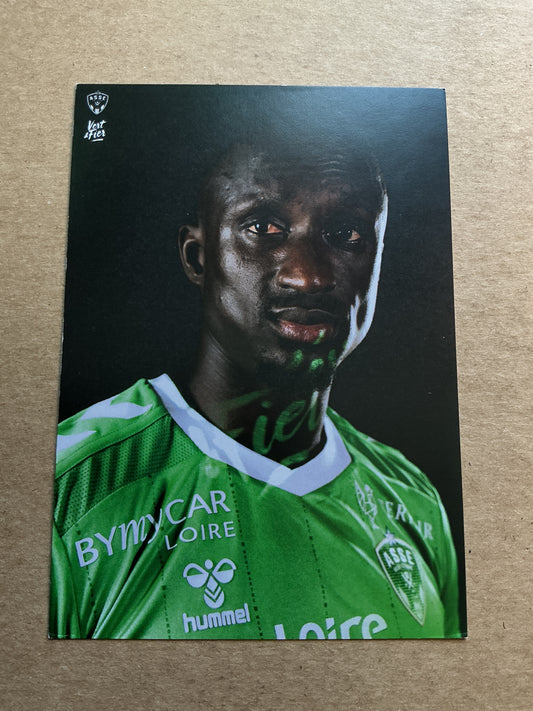 Ibrahima Wadji, Senegal 🇸🇳 AS Saint-Etienne 2024/25 hand signed