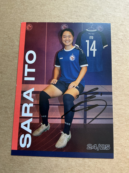 Sara Ito, Japan 🇯🇵 1.FFC Turbine Potsdam 2024/25 hand signed
