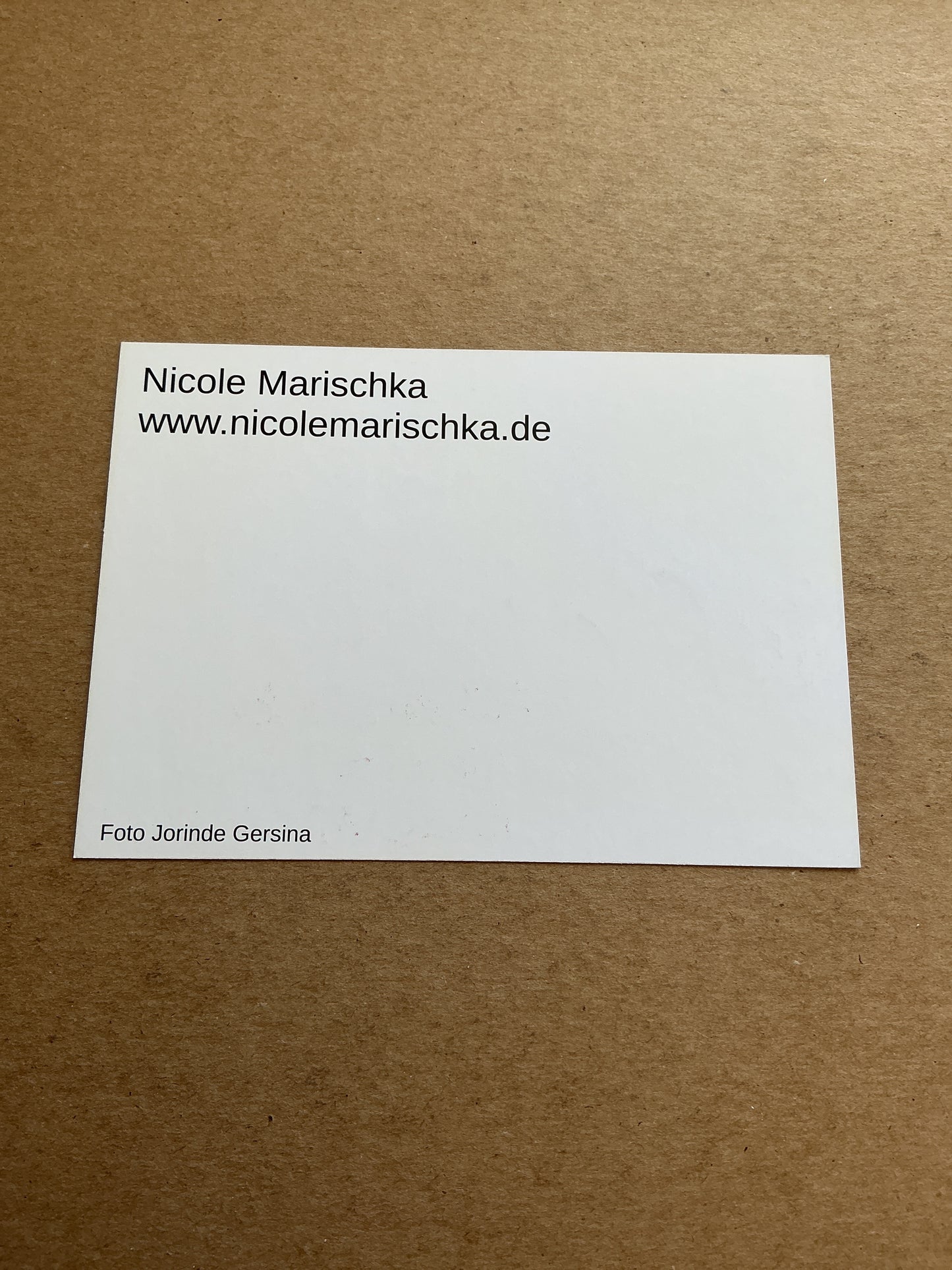 Nicole Marischka, Germany 🇩🇪 Actress 2025 hand signed