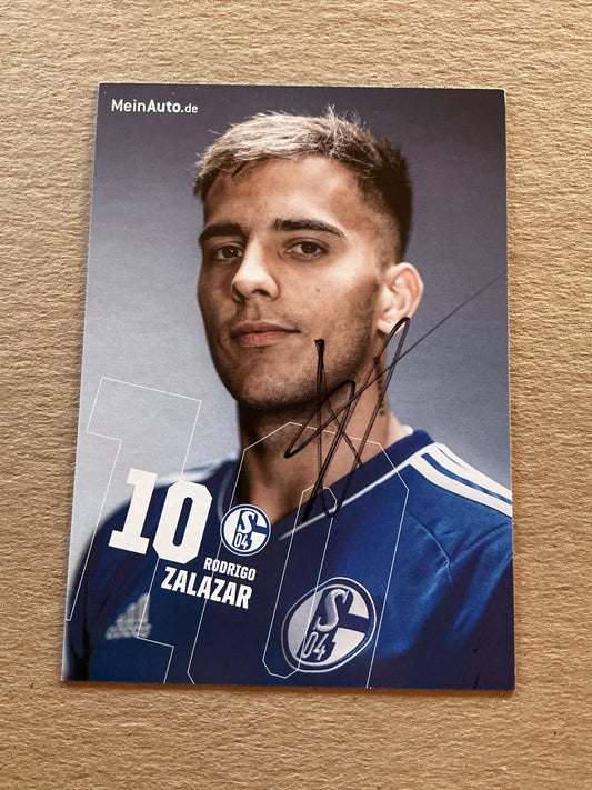 Rodrigo Zalazar, Uruguay 🇺🇾 FC Schalke 04 2022/23 hand signed