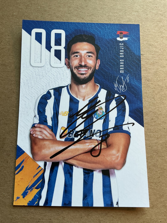 Marko Grujic, Serbia 🇷🇸 FC Porto 2024/25 hand signed
