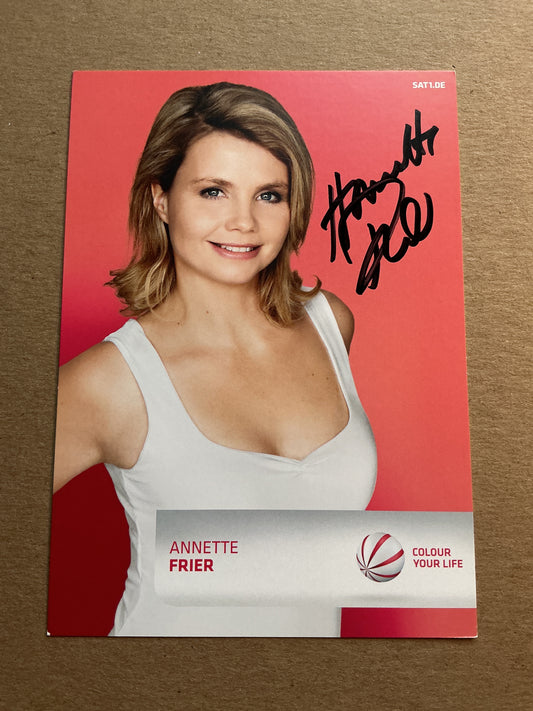 Annette Frier, Germany 🇩🇪 Actress 2024 hand signed