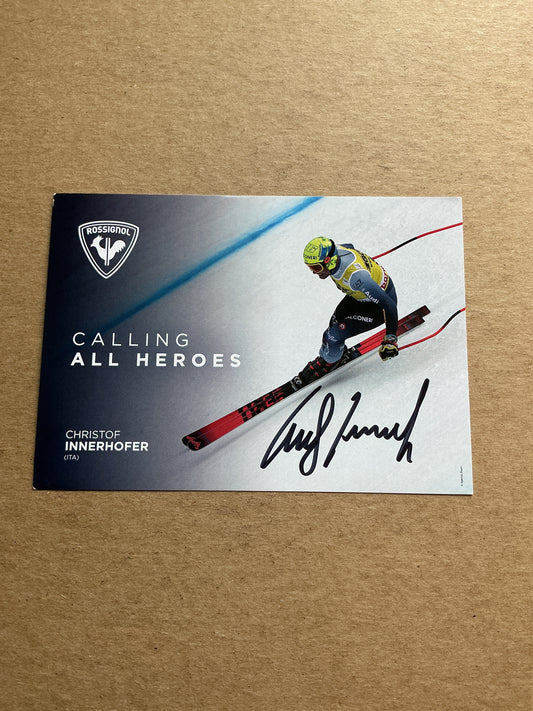 Christof Innerhofer, Italy 🇮🇹 Alpine Winter Sports 2024/25 hand signed