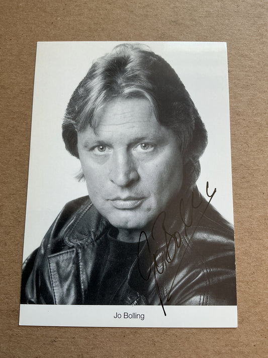 Jo Bolling, Germany 🇩🇪 Actor hand signed