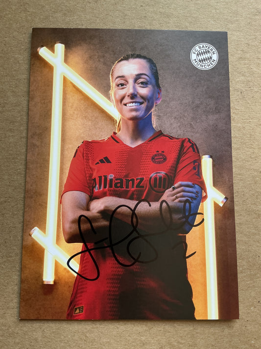 Linda Sembrandt, Sweden 🇸🇪 FC Bayern Munich 2024/25 hand signed