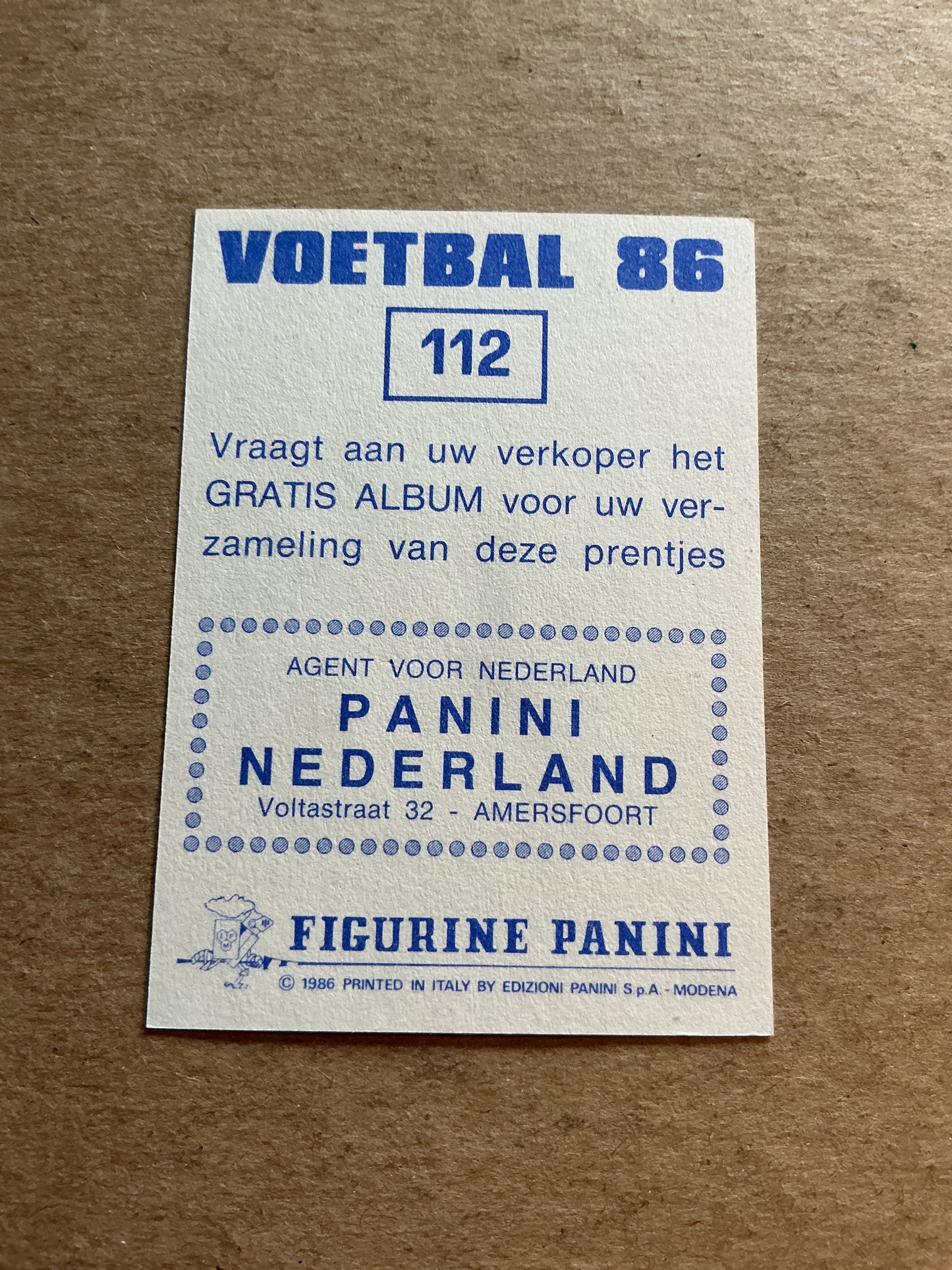 John Linford, England 🏴󠁧󠁢󠁥󠁮󠁧󠁿 Fortuna Sittard 1986 Panini hand signed