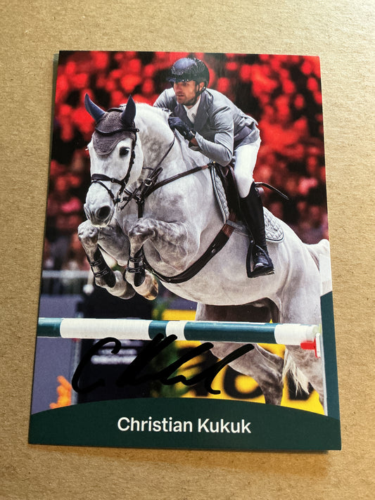 Christian Kukuk, Germany 🇩🇪 Equestrian Sports 2025 hand signed