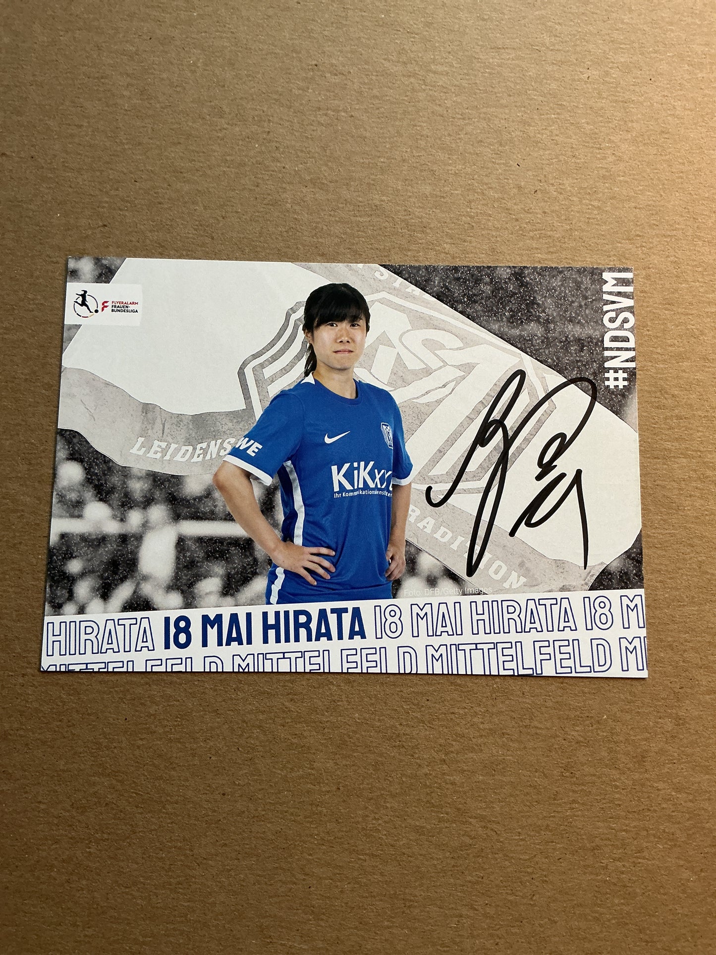 Mia Hirata, Japan 🇯🇵 SV Meppen 2022/23 hand signed