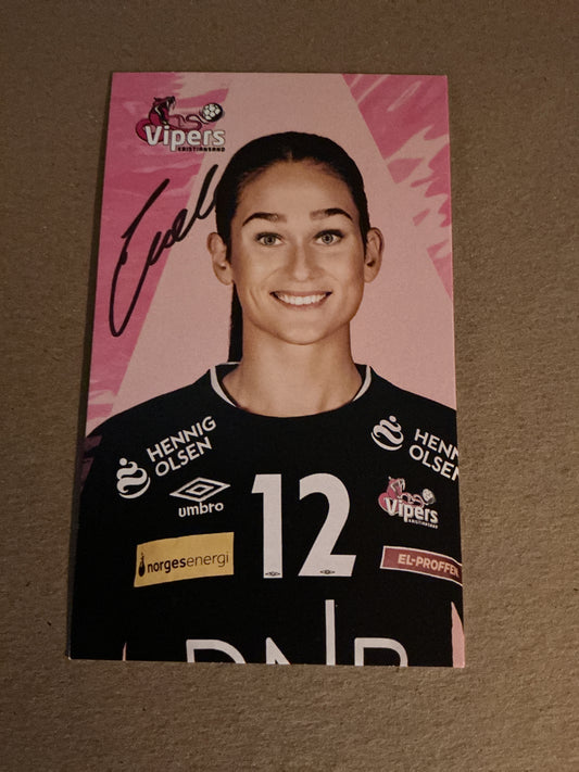 Evelina Eriksson, Sweden 🇸🇪 Handball Vipers 2021/22 hand signed