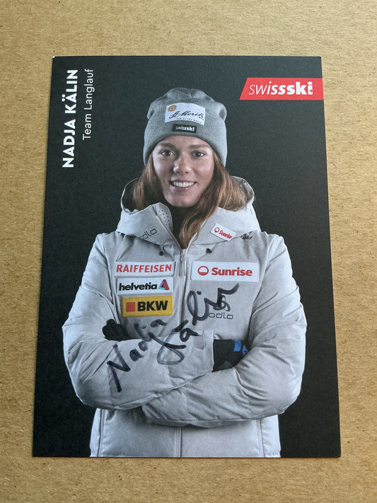 Nadja Kälin, Switzerland 🇨🇭 Cross Country Winter Sports 2024/25 hand signed
