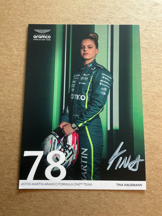Tina Hausmann, Switzerland 🇨🇭 Racing Sports 2025 hand signed