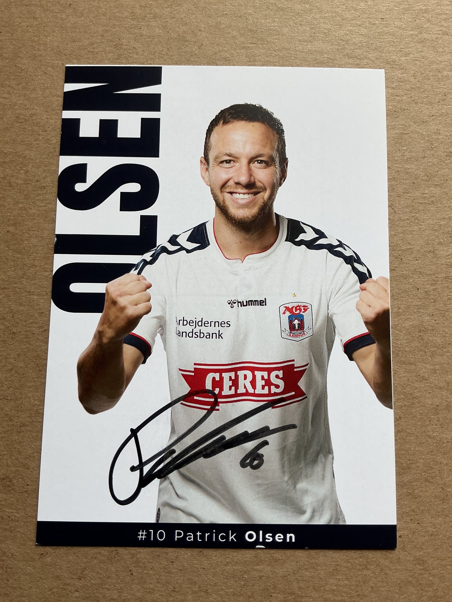 Patrick Olsen, Denmark 🇩🇰 Aarhus GF 2021/22 hand signed