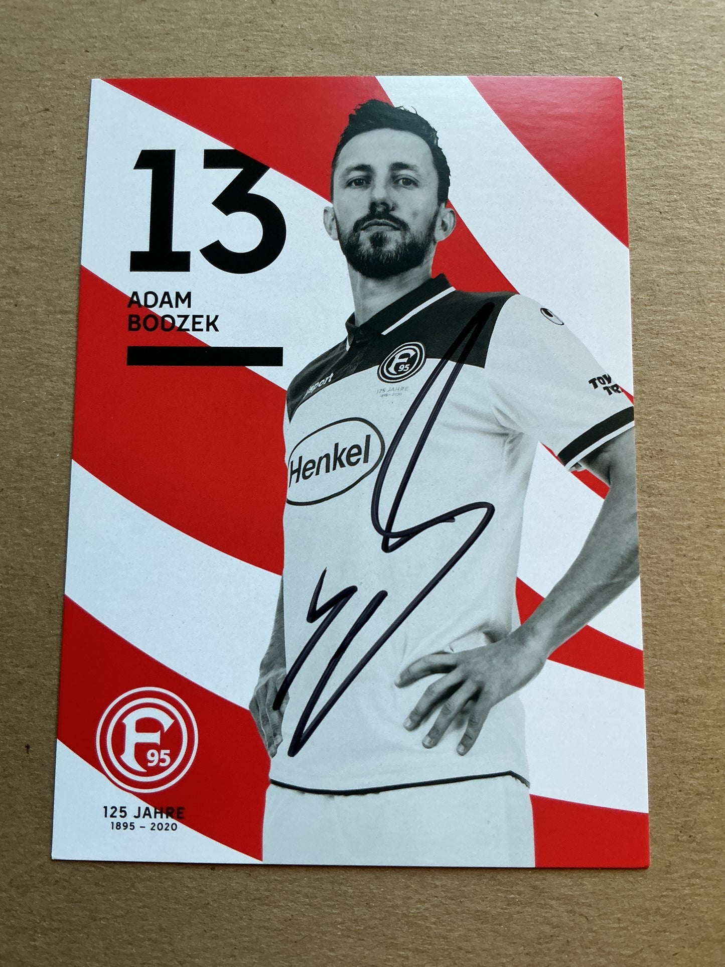 Adam Bodzek, Poland 🇵🇱 Fortuna Düsseldorf 2019/20 hand signed