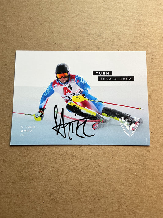 Steven Amiez, France 🇫🇷 Alpine Winter 2025/26 hand signed