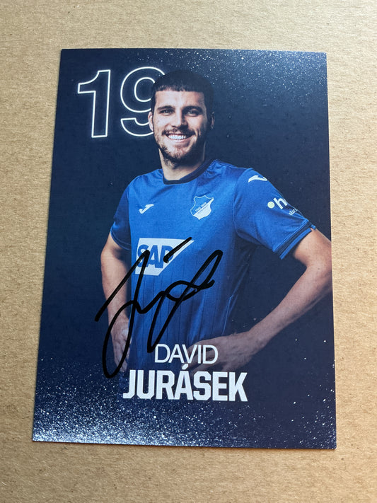 David Jurasek, Czech Republic 🇨🇿 TSG 1899 Hoffenheim 2024/25 hand signed
