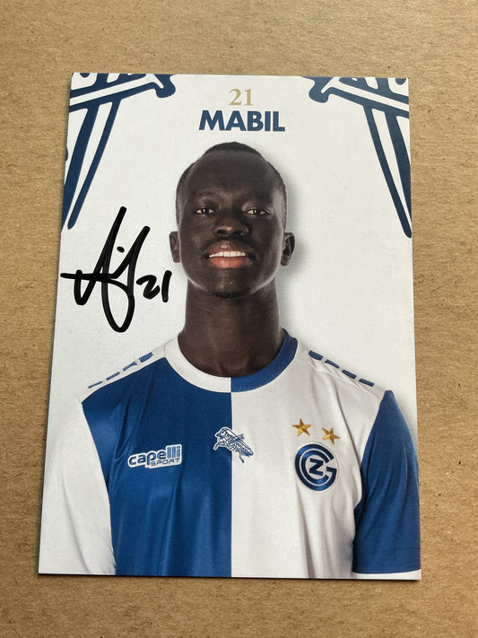 Awer Mabil, Australia 🇦🇺 Grasshopper Club Zürich 2023/24 hand signed