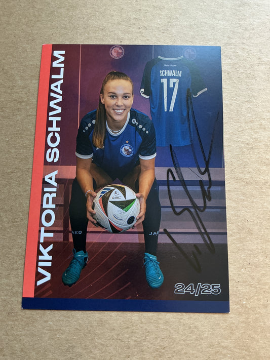 Viktoria Schwalm, Germany 🇩🇪 1.FFC Turbine Potsdam 2024/25 hand signed