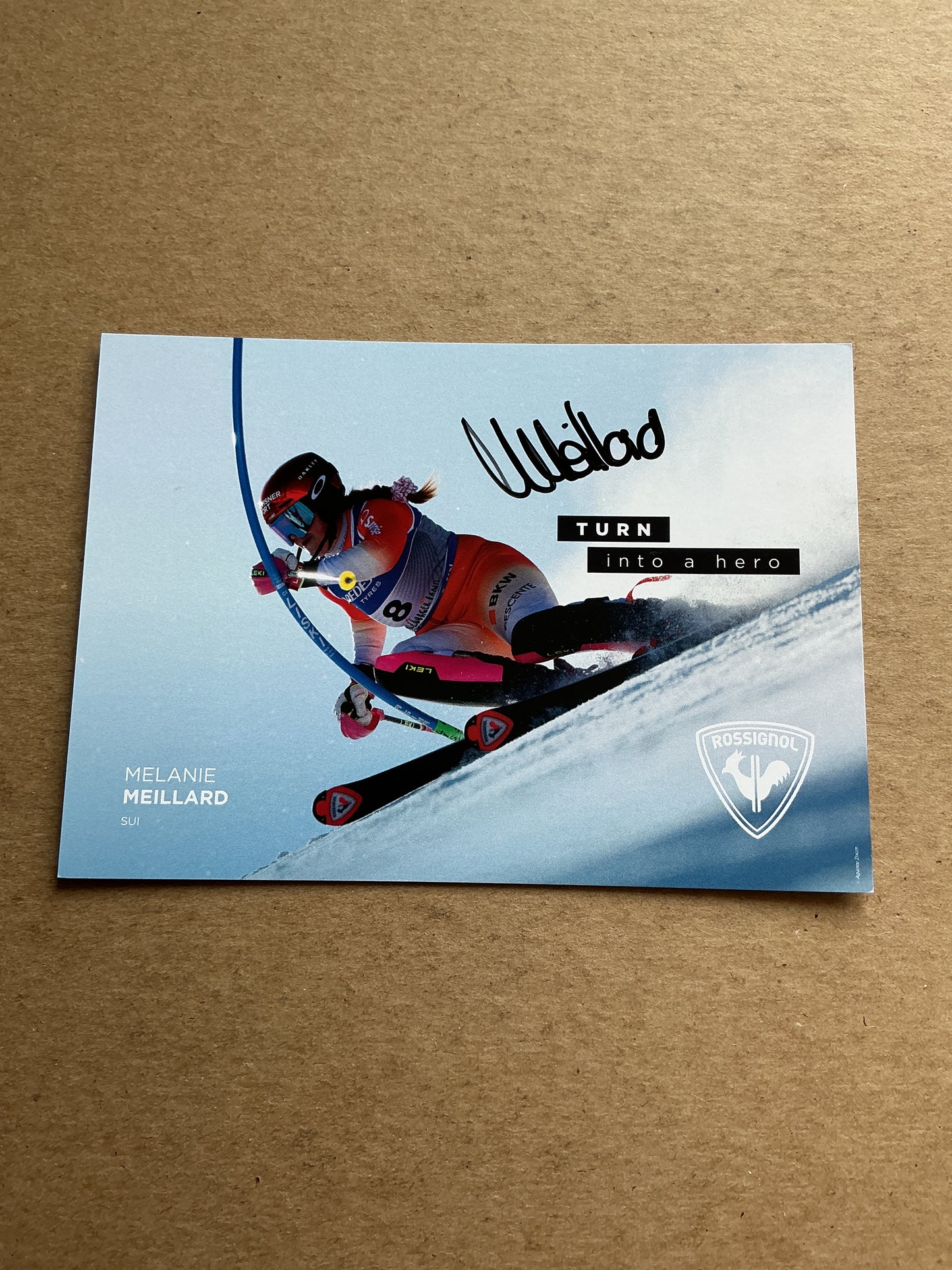 Melanie Mellard, Switzerland 🇨🇭 Alpine Winter Sports 2024/25 hand signed