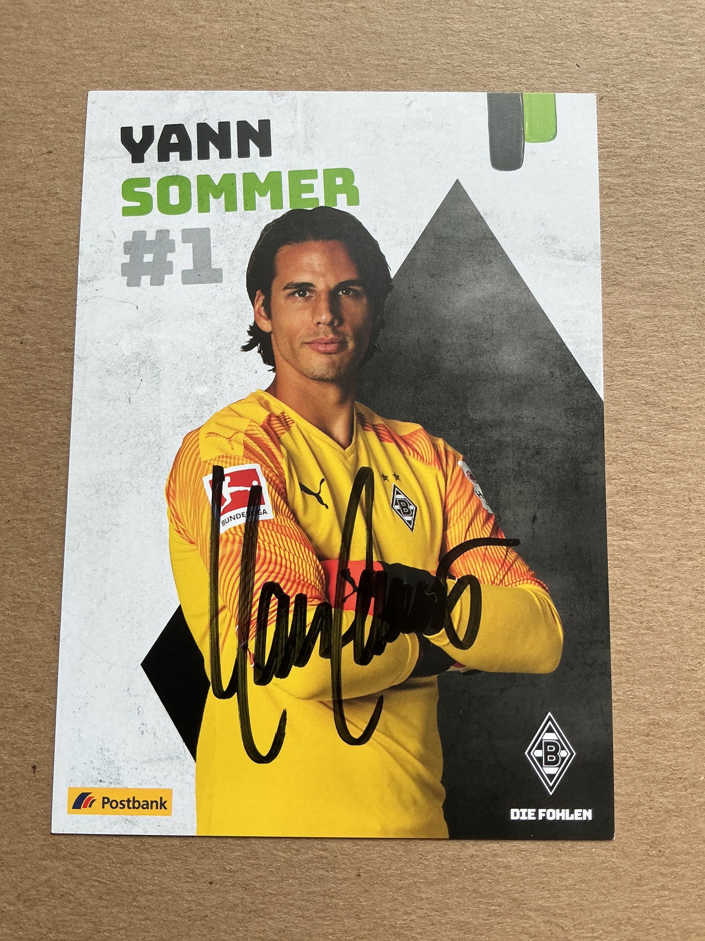 Yann Sommer, Switzerland 🇨🇭 Borussia Mönchengladbach 2019/20 hand signed