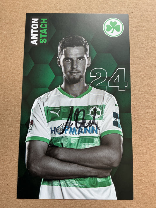 Anton Stach, Germany 🇩🇪 SpVgg Greuther Fürth 2020/21 hand signed