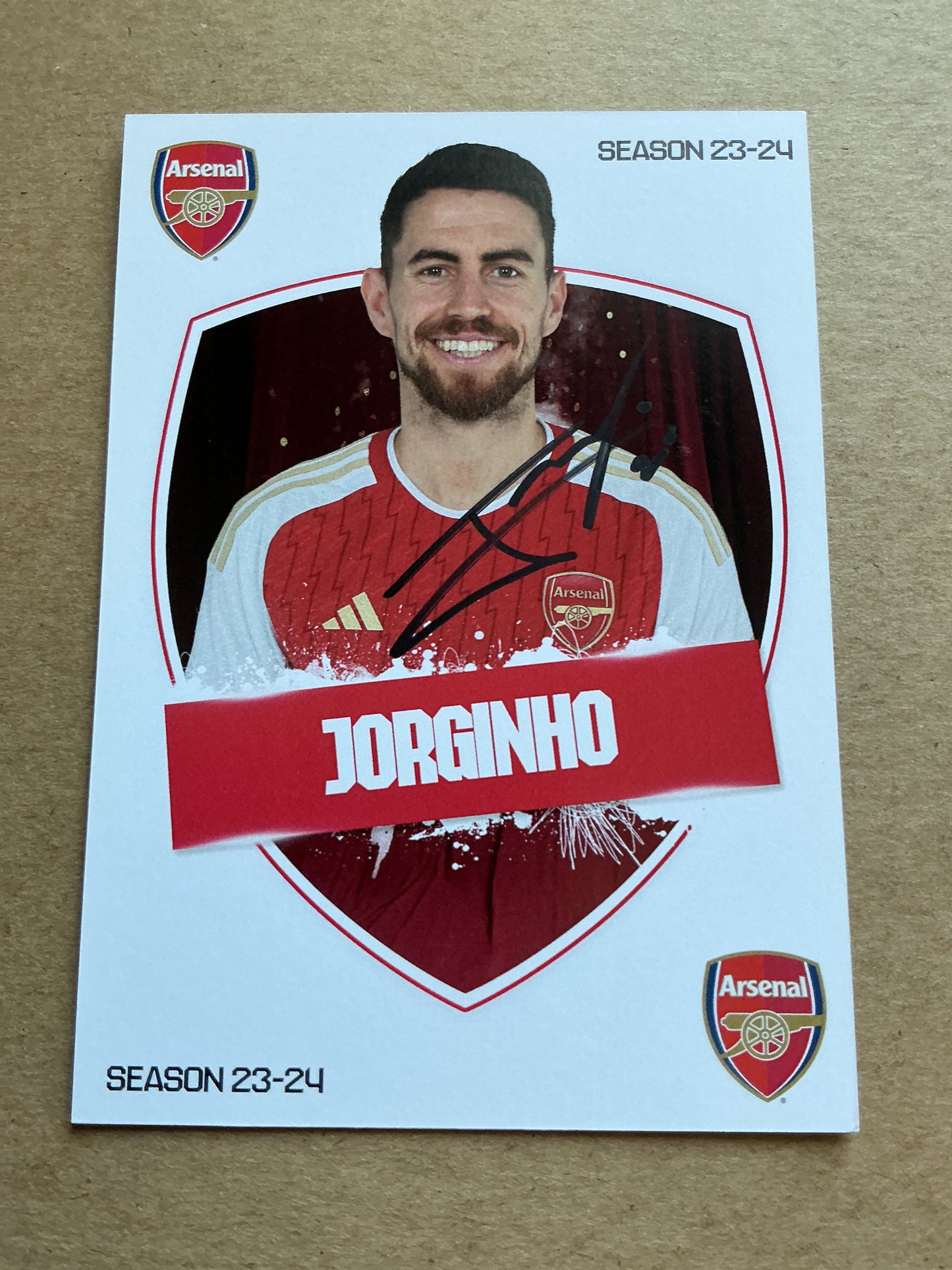 Jorginho, Italy 🇮🇹 Arsenal FC 2023/24 hand signed