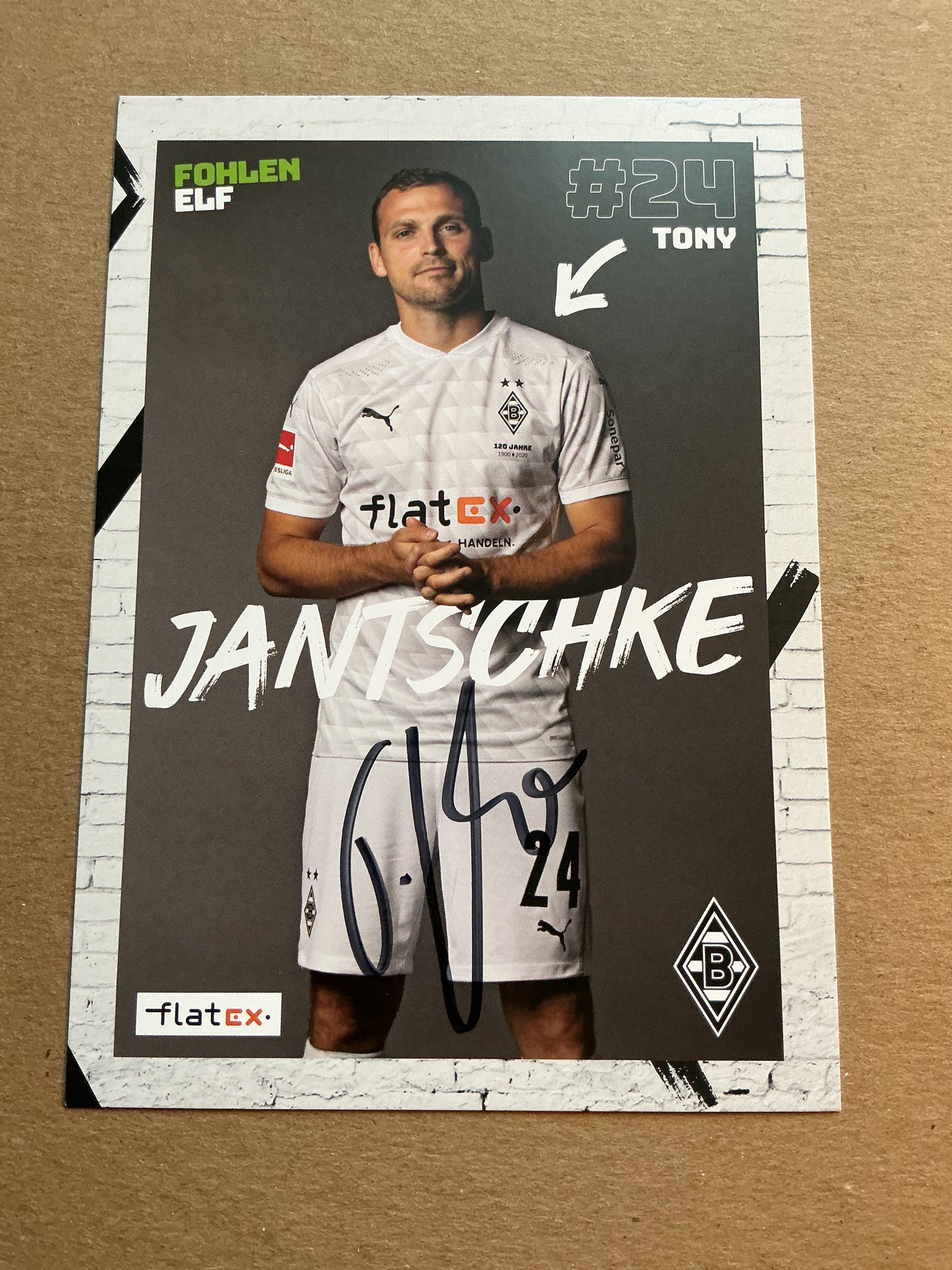 Tony Jantschke, Germany 🇩🇪 Borussia Mönchengladbach 2020/21 hand signed