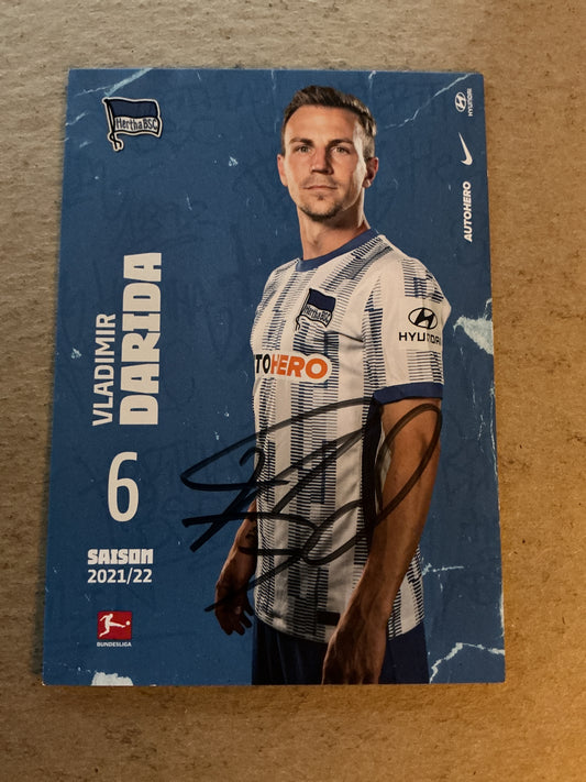 Vladimir Darida, Czech Republic 🇨🇿 Hertha BSC Berlin 2021/22 hand signed