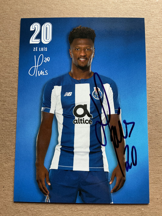 Zé Luis, Cape Verde 🇨🇻 FC Porto 2019/20 hand signed