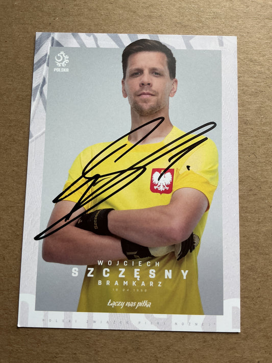 Wojciech Szczesny, Poland 🇵🇱 FIFA World Cup 2022 Juventus FC hand signed