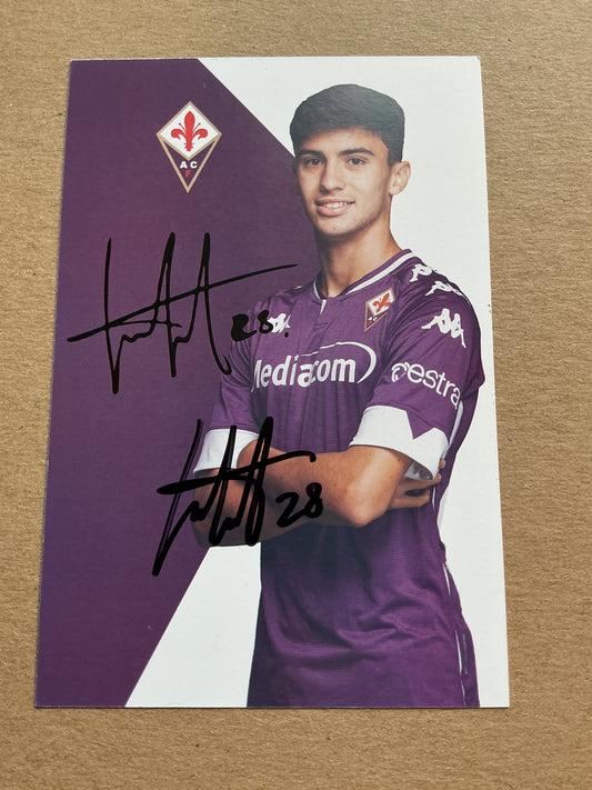 Tòfol Montiel, Spain 🇪🇸 ACF Fiorentina 2020/21 hand signed