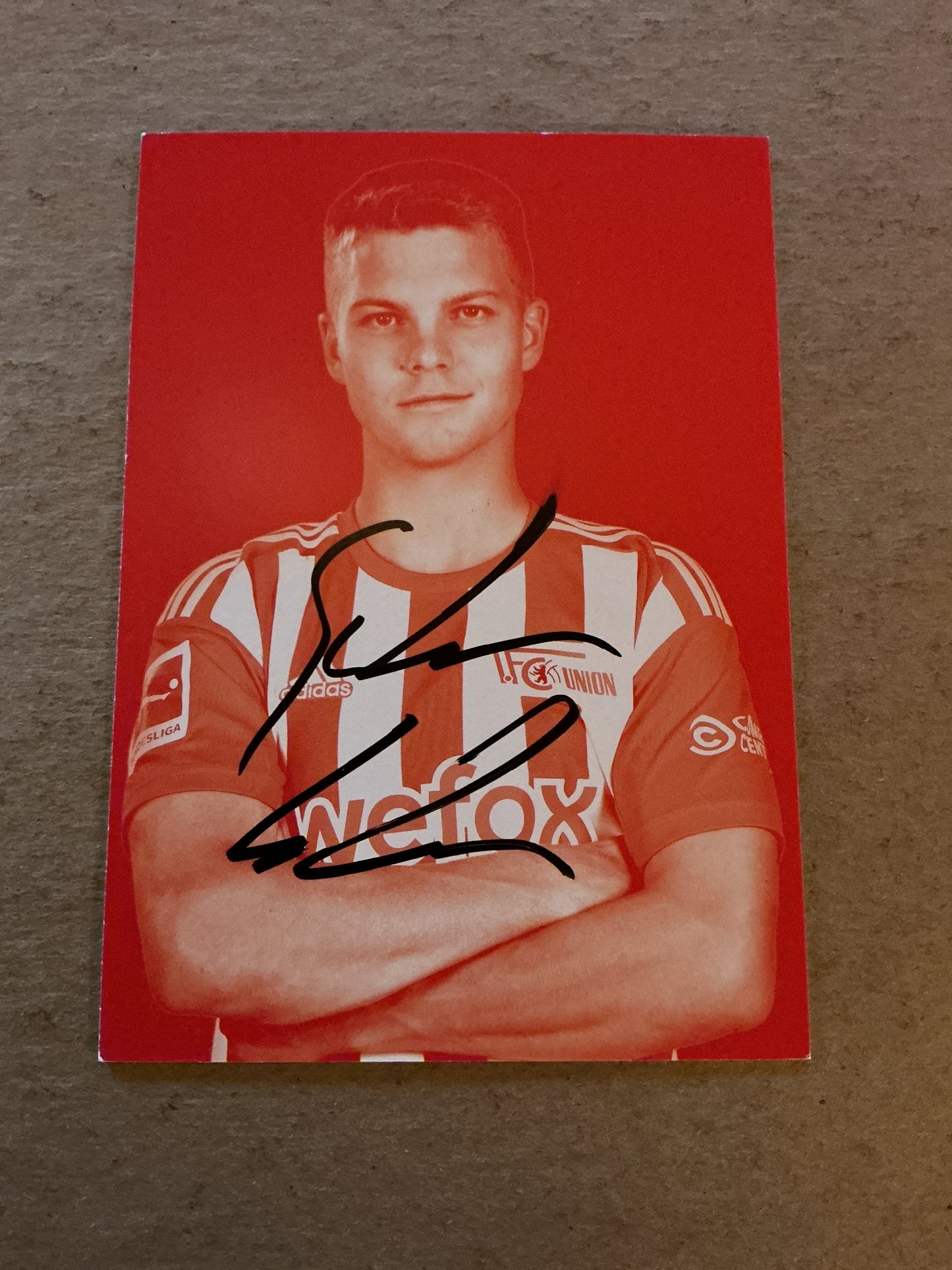 András Schäfer, Hungary 🇭🇺 1.FC Union Berlin 2022/23 hand signed