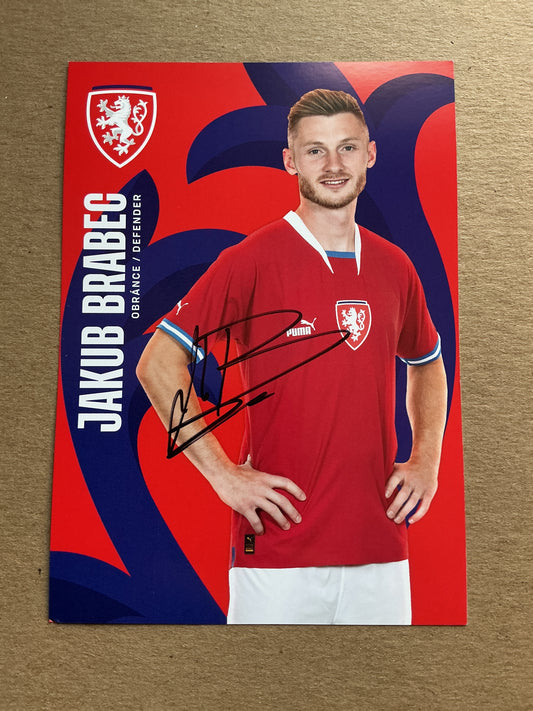 Jakub Brabec, Czech Republic 🇨🇿 2023 Aris Thessaloniki hand signed