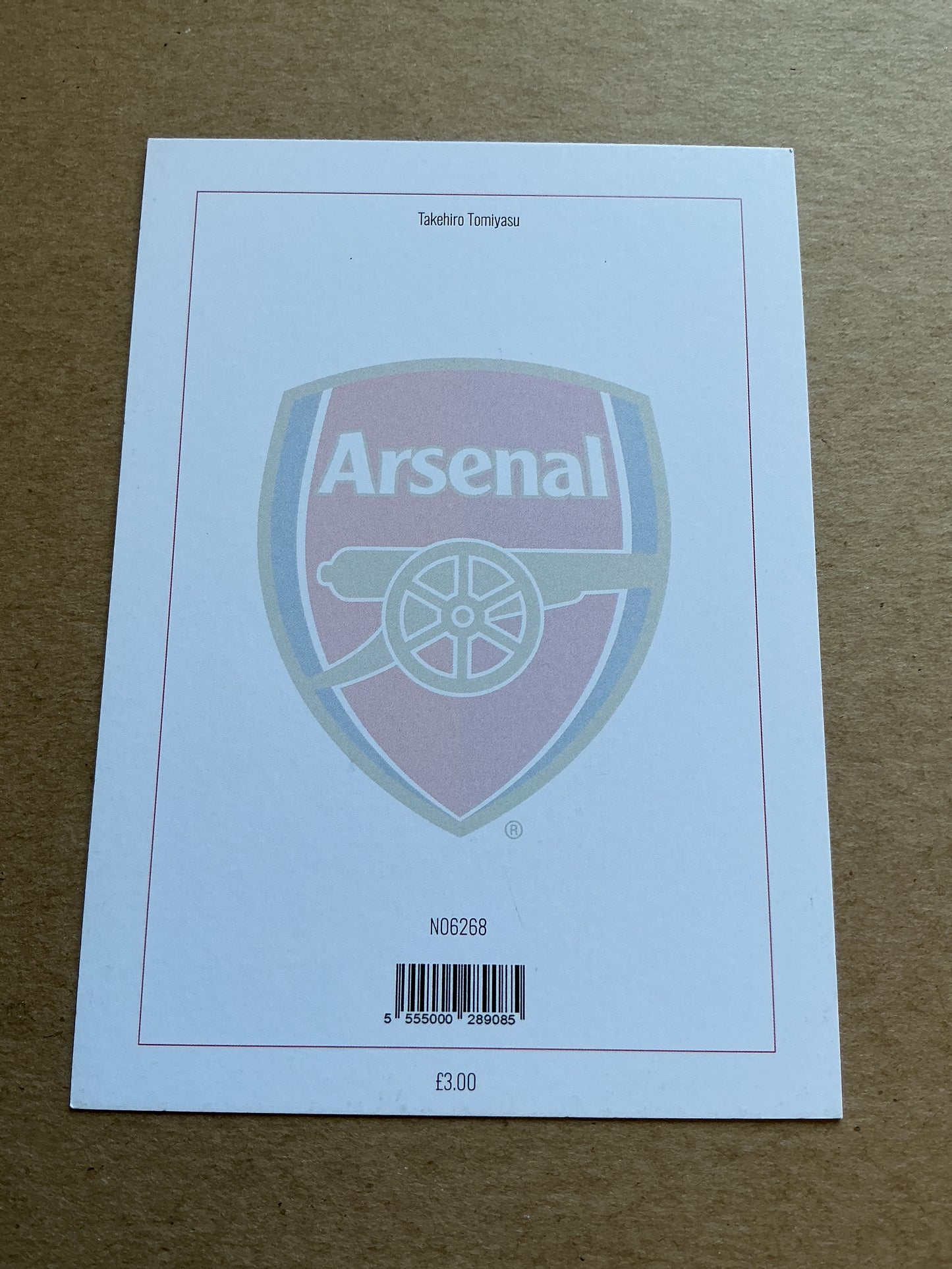 Takehiro Tomiyasu, Japan 🇯🇵 Arsenal FC 2023/24 hand signed