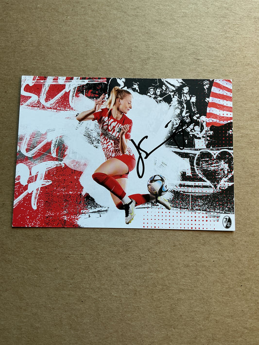 Judith Steinert, Germany 🇩🇪 SC Freiburg 2023/24 hand signed