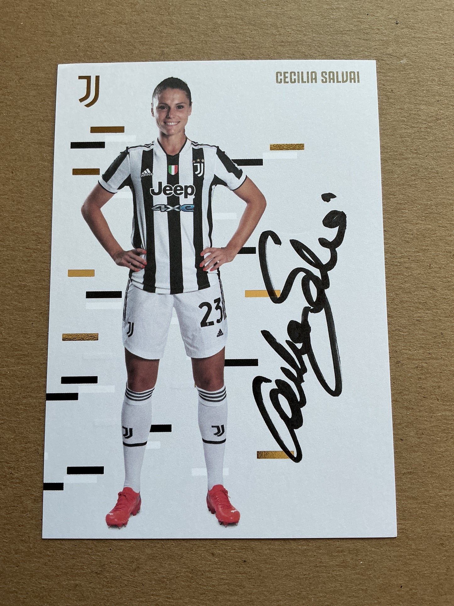 Cecilia Salvai, Italy 🇮🇹 Juventus FC 2021/22 hand signed