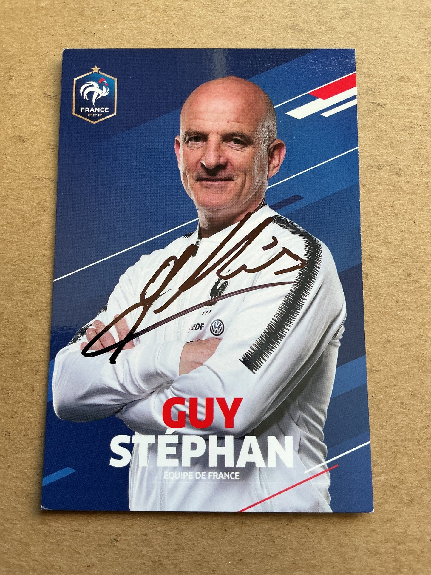 Guy Stéphan, France 🇫🇷 FIFA World Cup 2018 hand signed