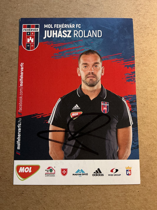 Roland Juhász, Hungary 🇭🇺 Fehérvár FC 2021/22 hand signed