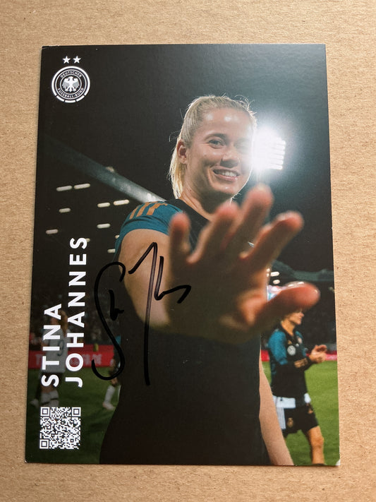 Stina Johannes, Germany 🇩🇪 Summer Olympics 2024 hand signed