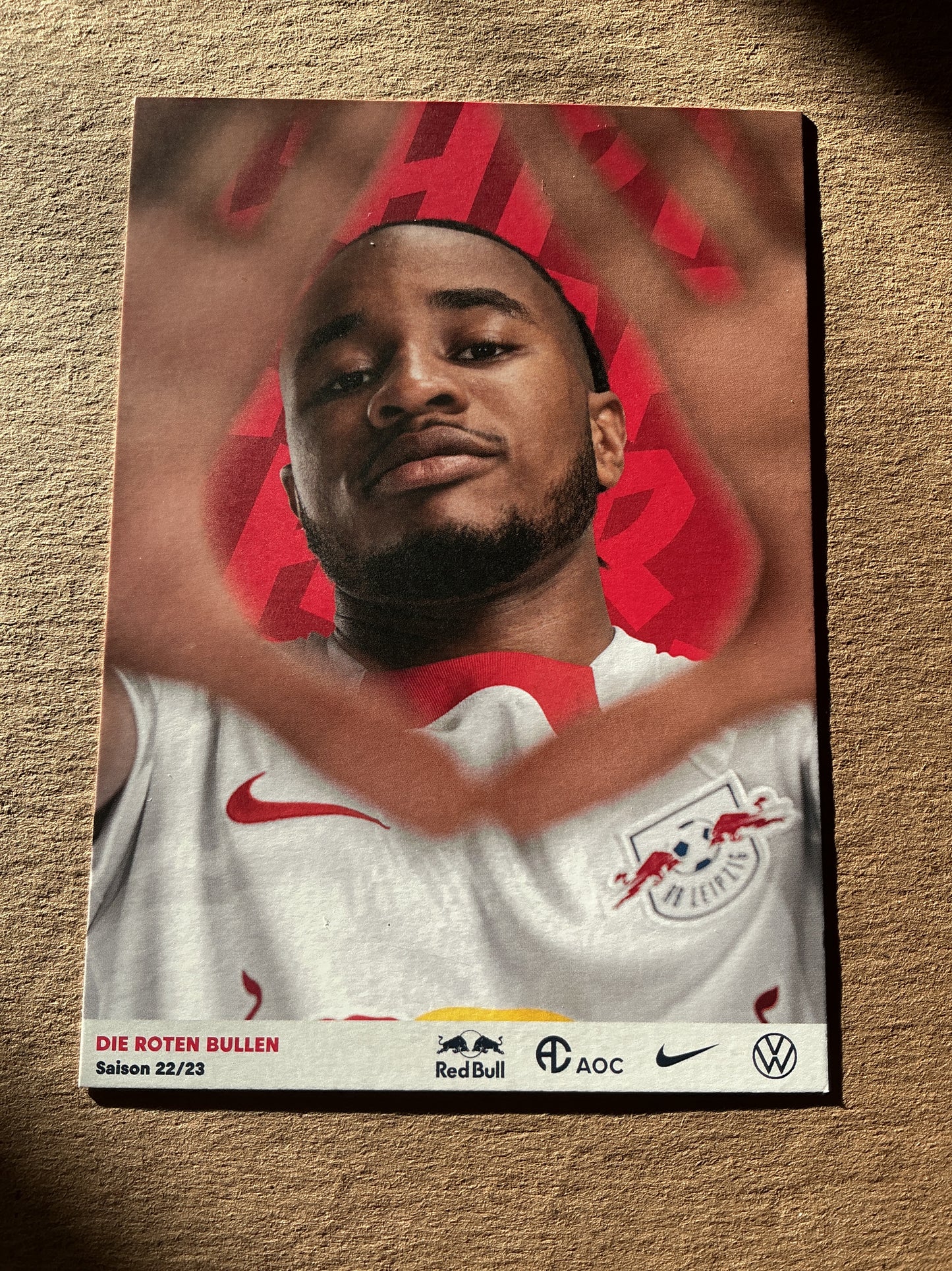 Christopher Nkunku, France 🇫🇷 RB Leipzig 2022/23 hand signed