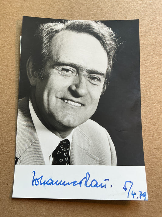Johannes Rau, Germany 🇩🇪 President Politics hand signed