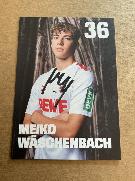 Meiko Wäschenbach, Germany 🇩🇪 1.FC Köln 2023/24 hand signed