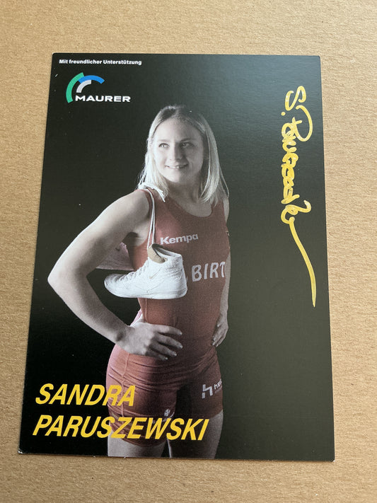 Sandra Paruszewski, Germany 🇩🇪 Wrestling Summer Olympics 2024 hand signed