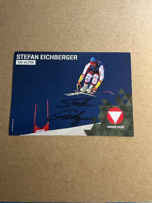 Stefan Eichberger, Austria 🇦🇹 Alpine Winter Sports 2024/25 hand signed