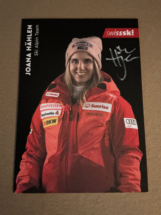 Joana Hählen, Switzerland 🇨🇭 Alpine 2023/24 hand signed